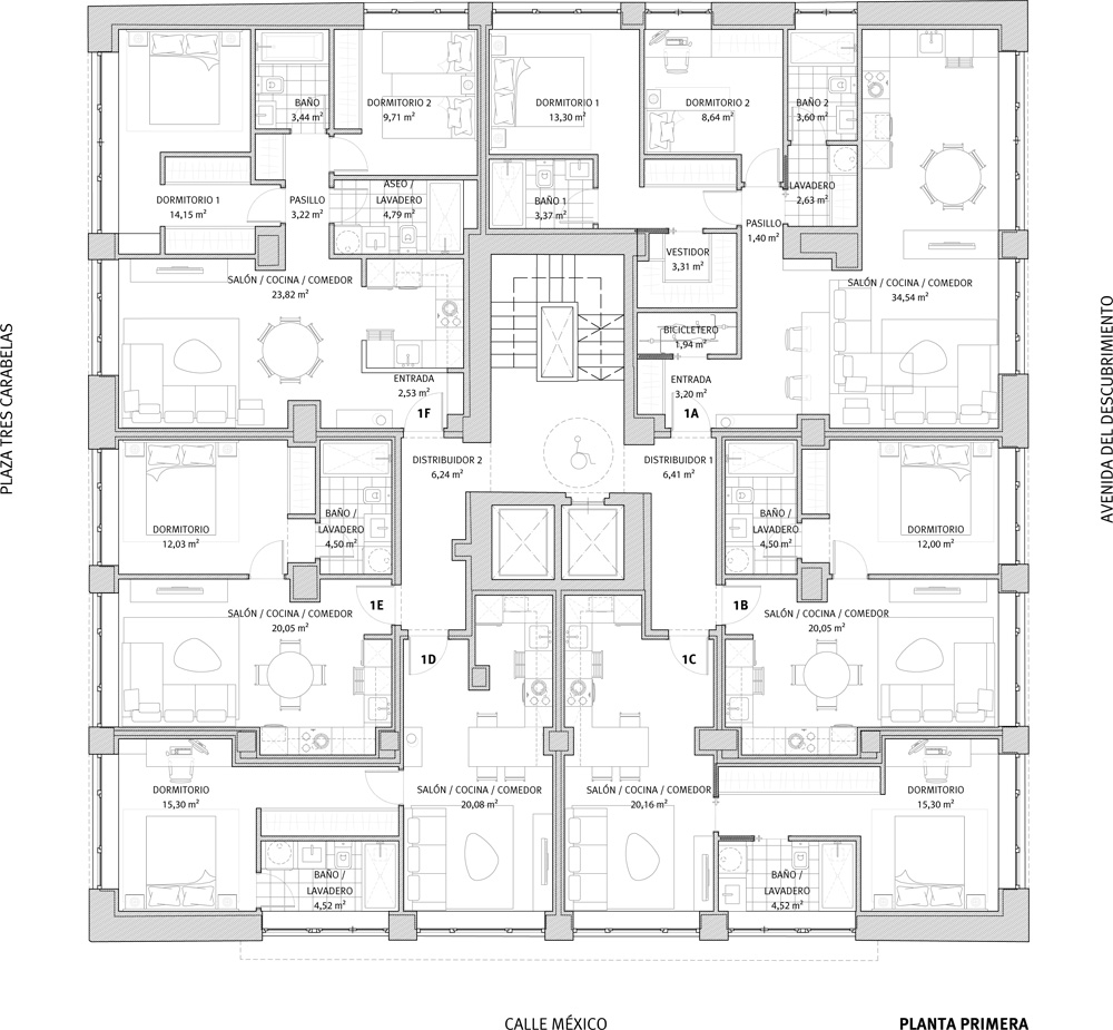 Planta Primera Tres Carabelas 5. Viviendas en régimen de cooperativa. Información y Venta: 626 842 176