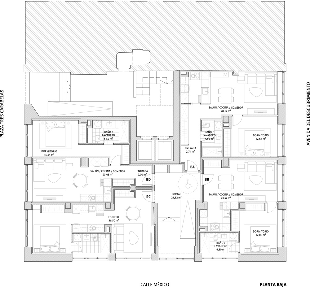 Planta Baja Tres Carabelas 5. Viviendas en régimen de cooperativa. Información y Venta: 626 842 176
